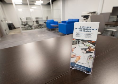 The Commons Entreprenuership Incubator is a symbol of UWF's commitment to innovation and the entrepreneurial spirit, providing space and resources to help students transform thier ideas into reality.