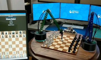 Chess Robot designed by UWF students