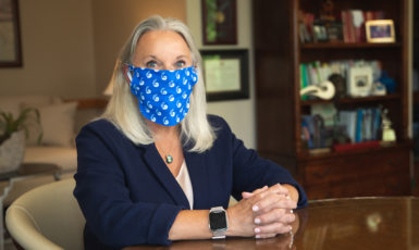 Face Covering Campaign 2020 - President Martha Saunders