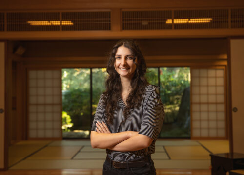 University of West Florida student earns gold in prestigious nationwide Japanese language contest