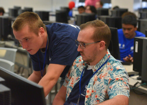 UWF Computer Science students competed against other institutions during the Intercollegiate Programming Contest in the Hal Marcus College of Science and Engineering on Mar. 5, 2022.