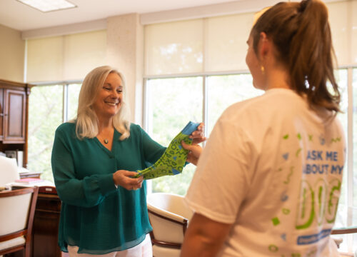 The University of West Florida raised $161,407 during its 2022 Day of Giving, setting a new fundraising record for the event. The 24-hour online, social media driven initiative was held on April 14 during UWF’s Founders Week. The goal of the initiative is to bring all Argos together for one day and make a lasting impact for students by choosing from more than 80 funds to support. “We are grateful for our alumni, students, staff and friends who used their financial support to voice their belief in the value of what we do at UWF,” said UWF President Martha D. Saunders. “These investments will create abundant opportunities for our students. Together, we are making a positive impact in Northwest Florida and beyond.” With a theme of “Battle of the Decades,” the University encouraged supporters to make a donation for their graduation decade or to support the decade when they first associated with UWF. The 60s and 70s decades brought in the most dollars, totaling $34,370. The 2020 and Students decade group brought in the most donors with 211 donors. A member of the inaugural fast-pitch softball team at UWF, Natalie Patterson, donated $10,000 which made UWF Athletics the largest recipient of gifts. The UWF Athletics fund received $65,420 from 187 donors. Throughout the day, matching gifts were made by the Ambersley Family Foundation, Drs. Fatema and Muhammad Rashid and alumna Pam Schwartz. For each gift of $30 or more, participants received a pair of exclusive Argo print socks. “Our donors ensured this year’s Day of Giving was a great success,” said Howard Reddy, vice president for University Advancement. “Our collective giving has the power to spark great change. Thanks to our Argo family, UWF students are better positioned to succeed in their educational journey and beyond.” For more information about UWF Day of Giving and the featured funds, visit dayofgiving.uwf.edu. For more information about donating to UWF, visit uwf.edu/give.
