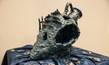 Nautical shell sculpture