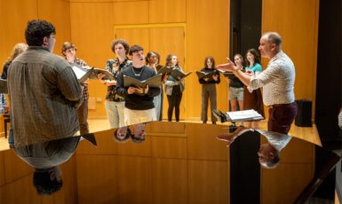 Photo: Musical ensemble playing instruments