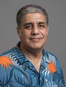 Dr. Behrouz Zolfaghari indoor headshot.
